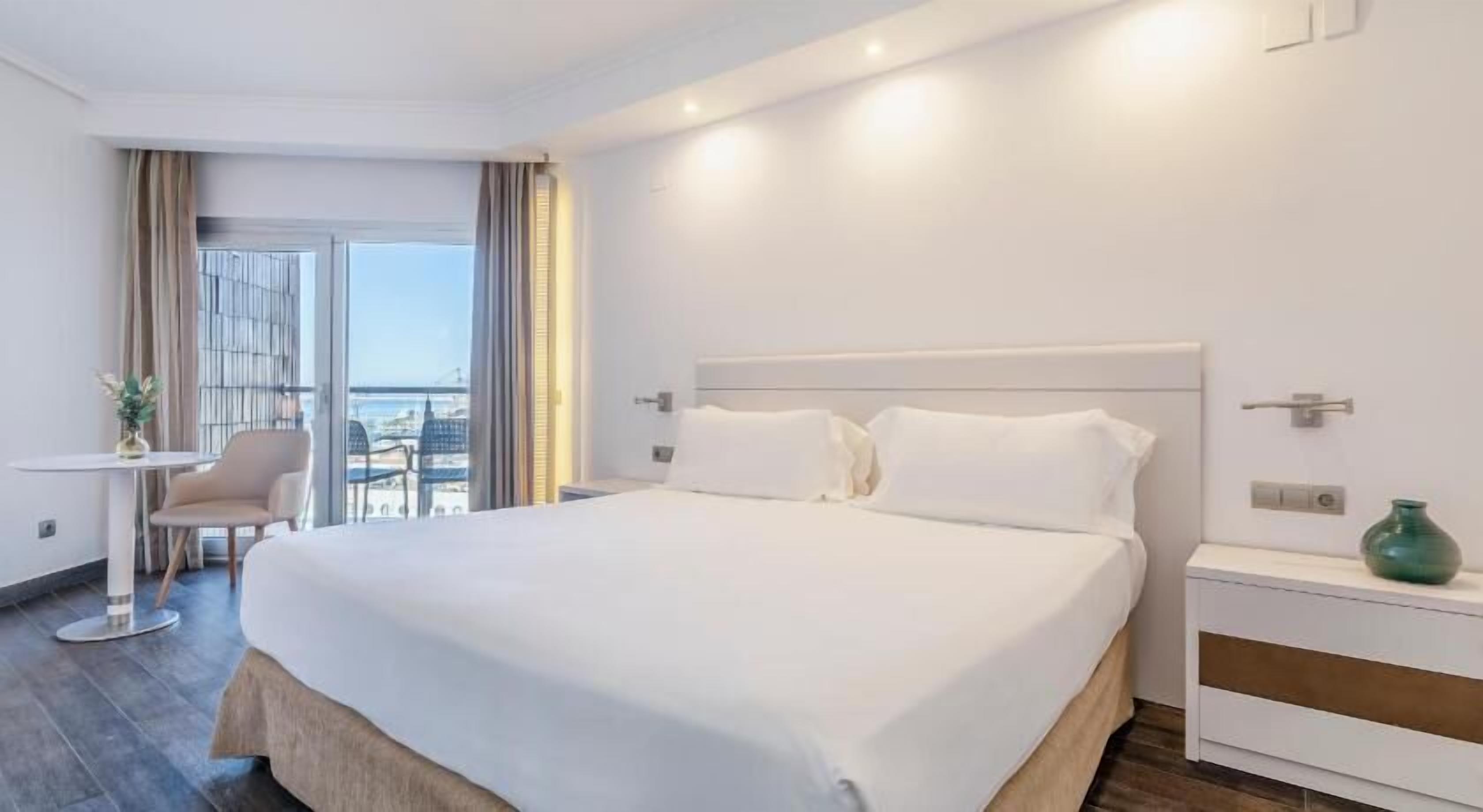 Premium bedding, down comforters, memory foam beds, minibar