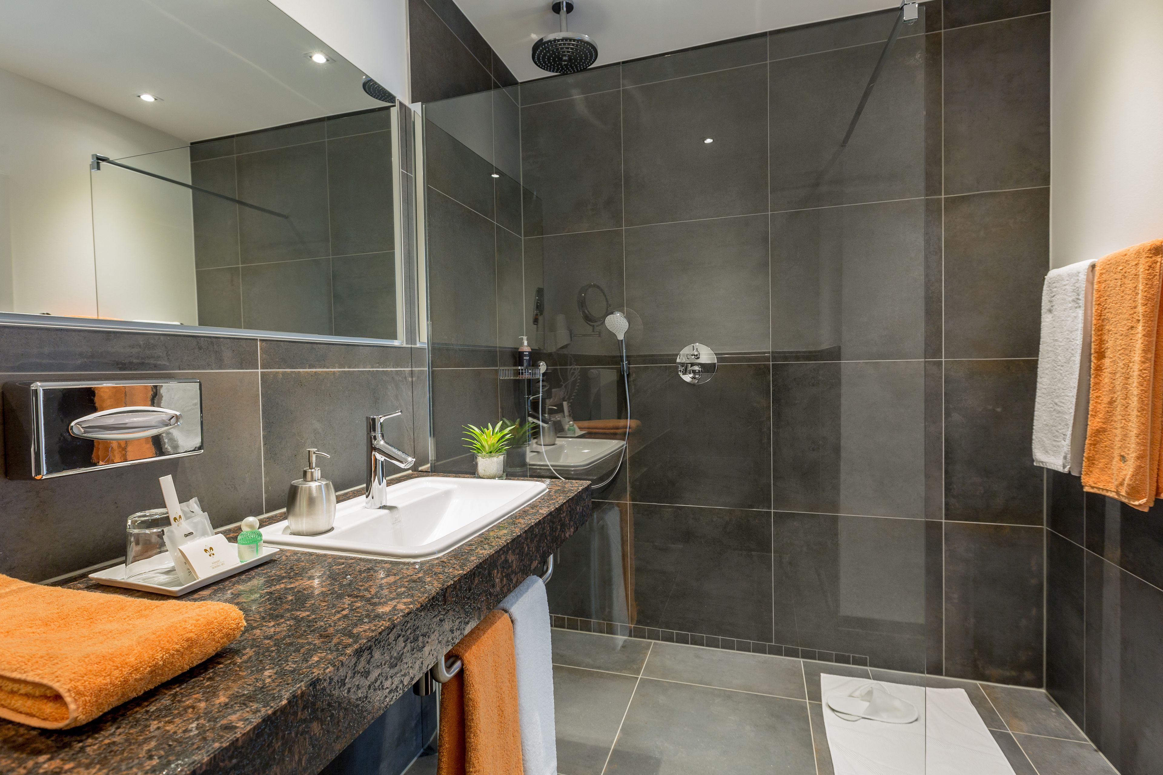 double room | bathroom | free toiletries, hair dryer, towels