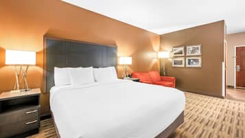 Ropa de cama de alta calidad y escritorio