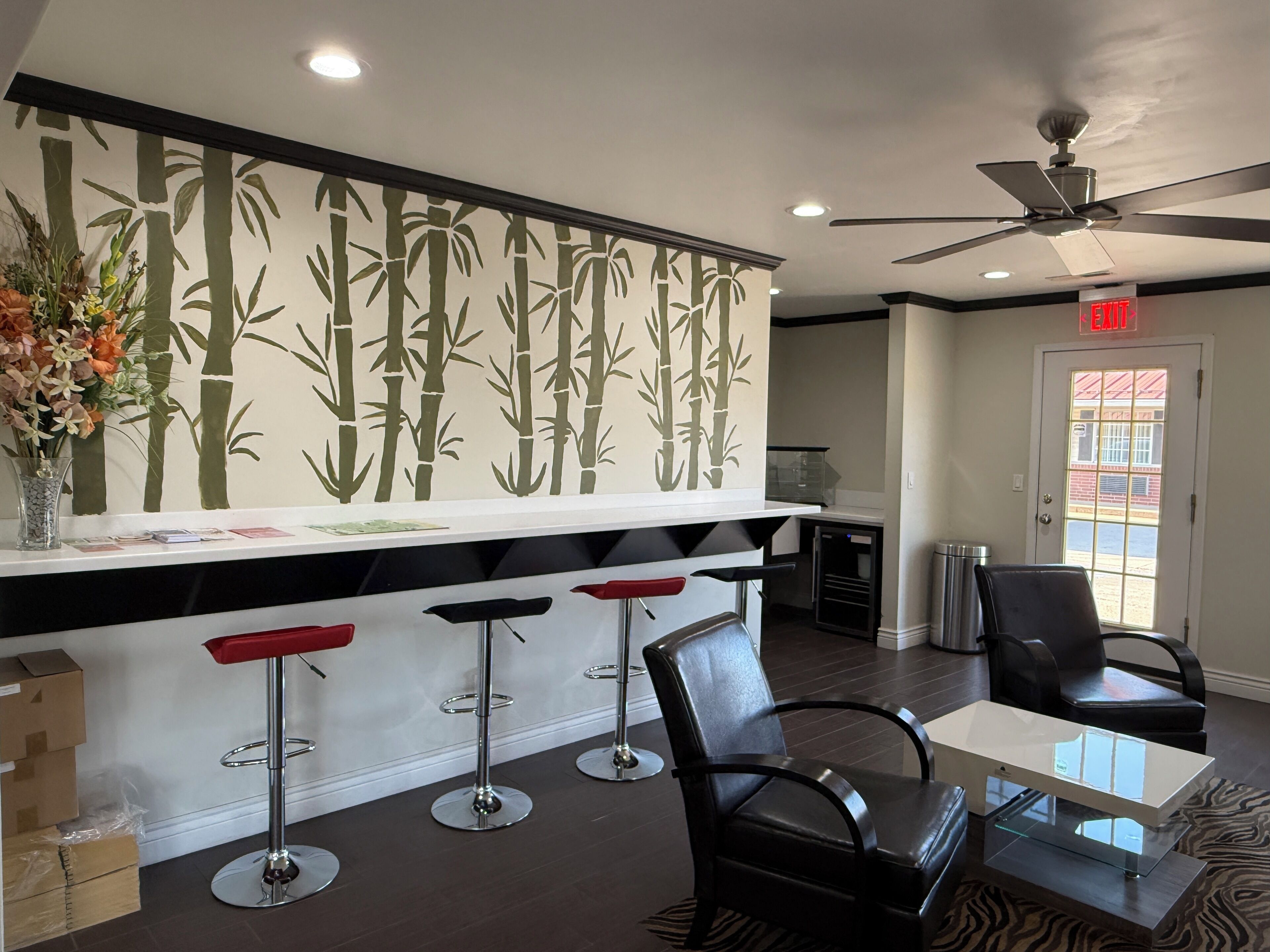 Lobby sitting area