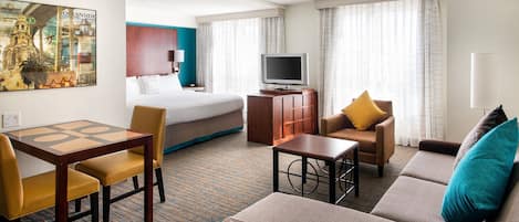 Premium bedding, pillow-top beds, desk, iron/ironing board