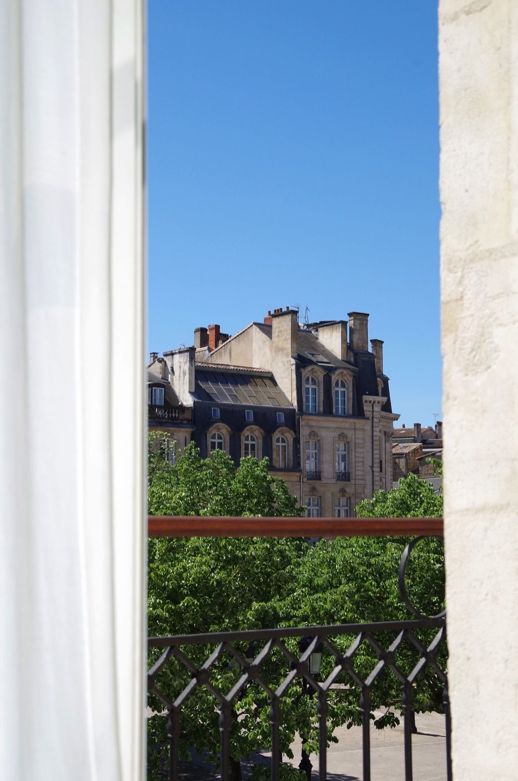 Uitzicht vanaf balkon