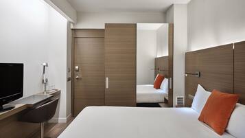 Literie de qualité supérieure, couette en duvet d'oie, minibar