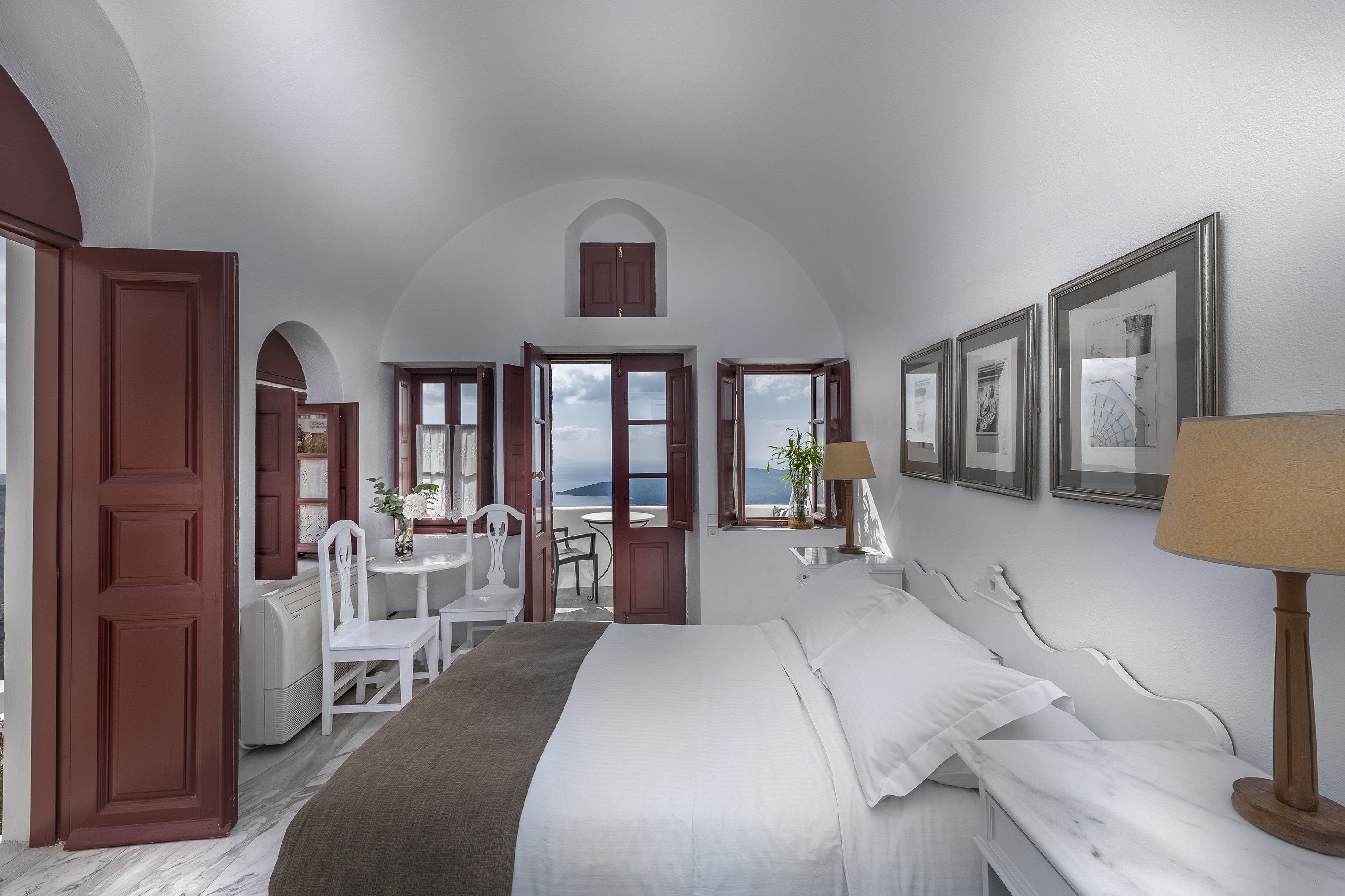 Aigialos Luxury Traditional Settlement Santorini interior view 2