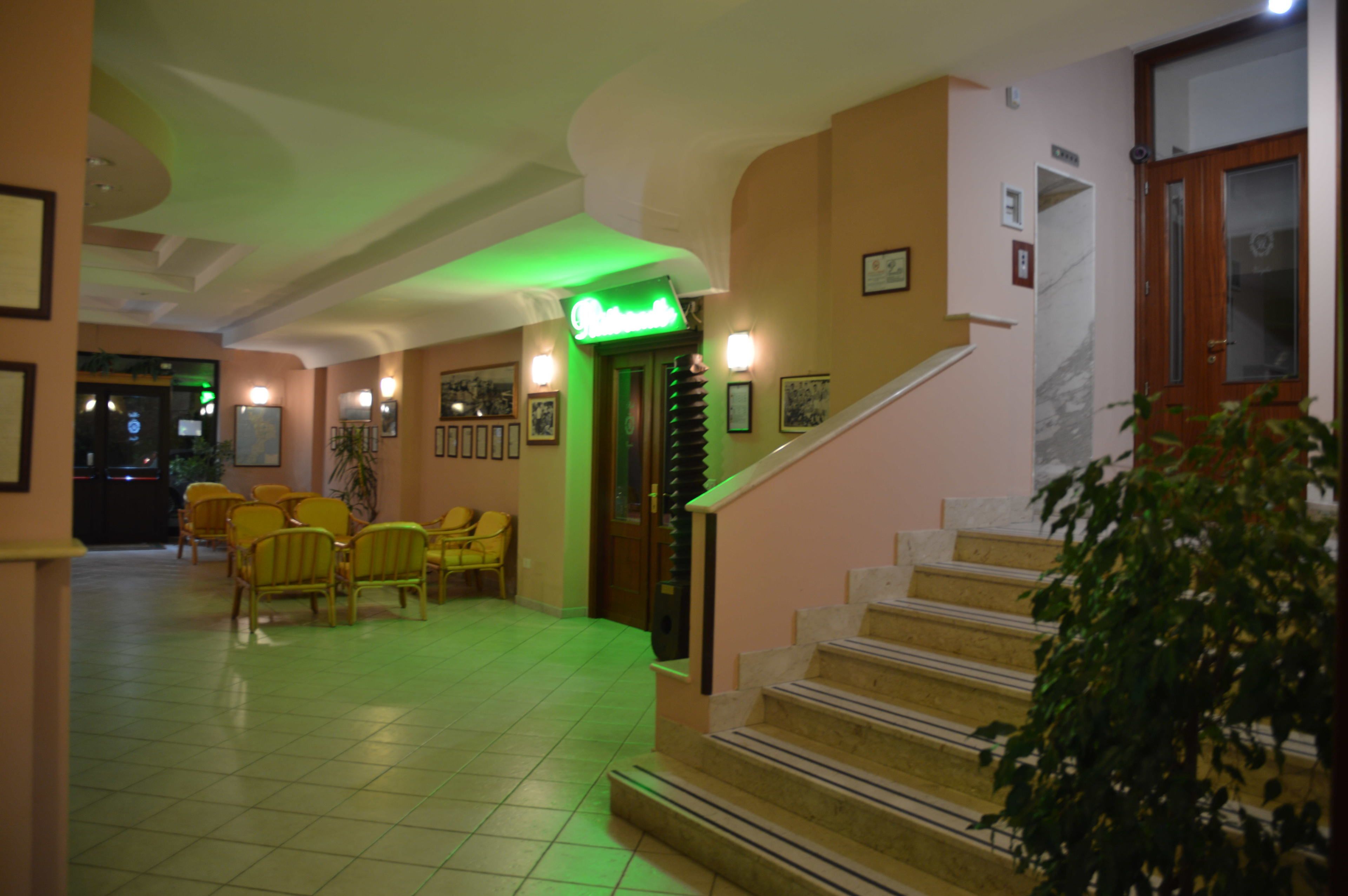 Sitteområde i lobbyen