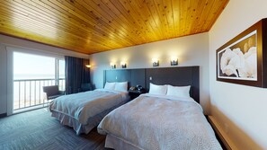 Rom – panorama, 2 queensize-senger, balkong | Utsikt fra rommet