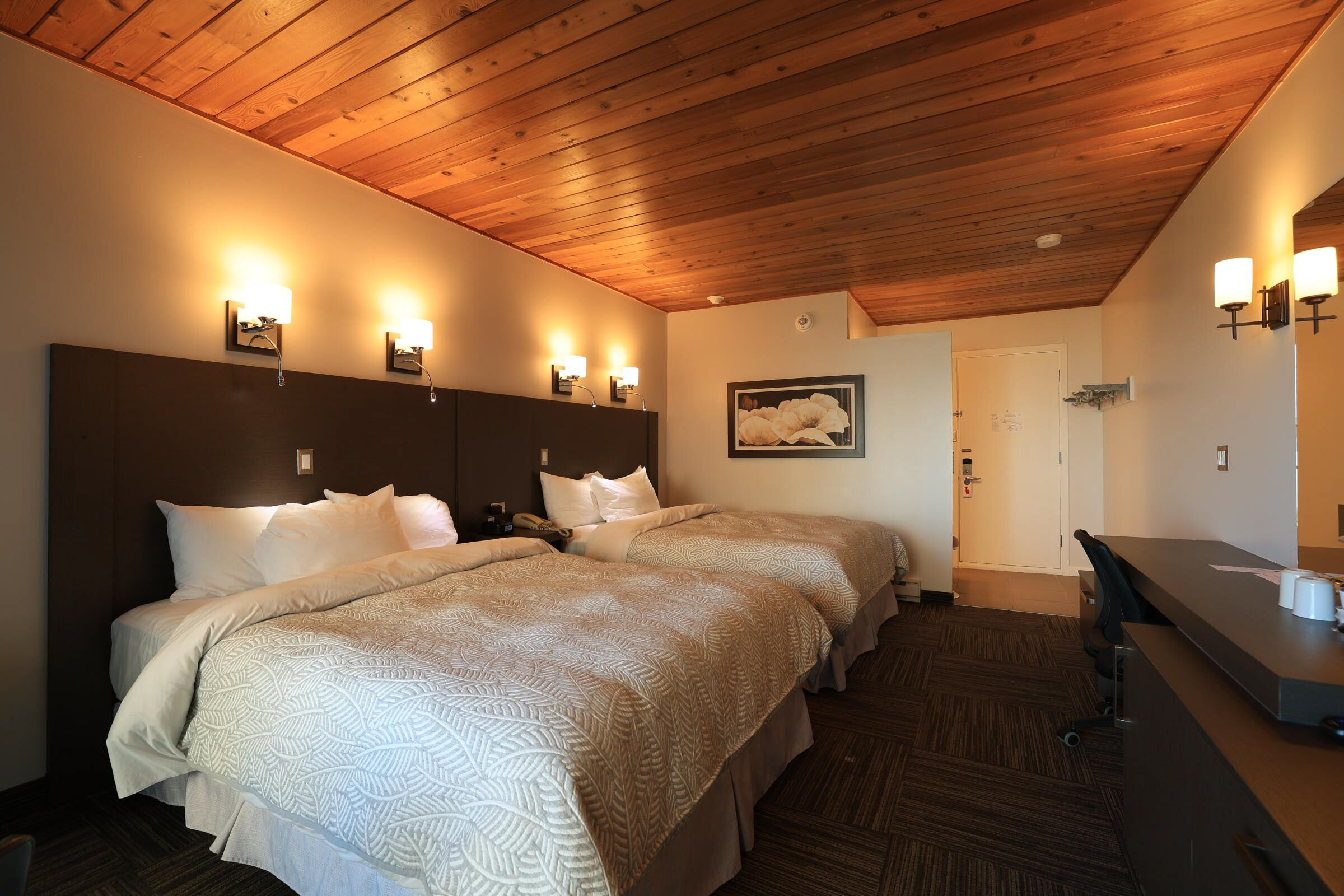 premium bedding, pillow-top beds, individually decorated