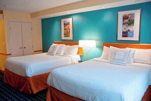 Chambre, 2 grands lits