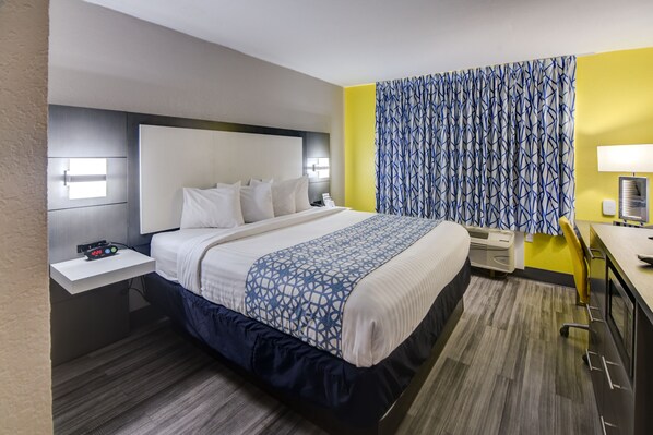 In-room safe, desk, blackout curtains, iron/ironing board