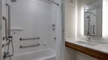 Free toiletries, hair dryer, towels