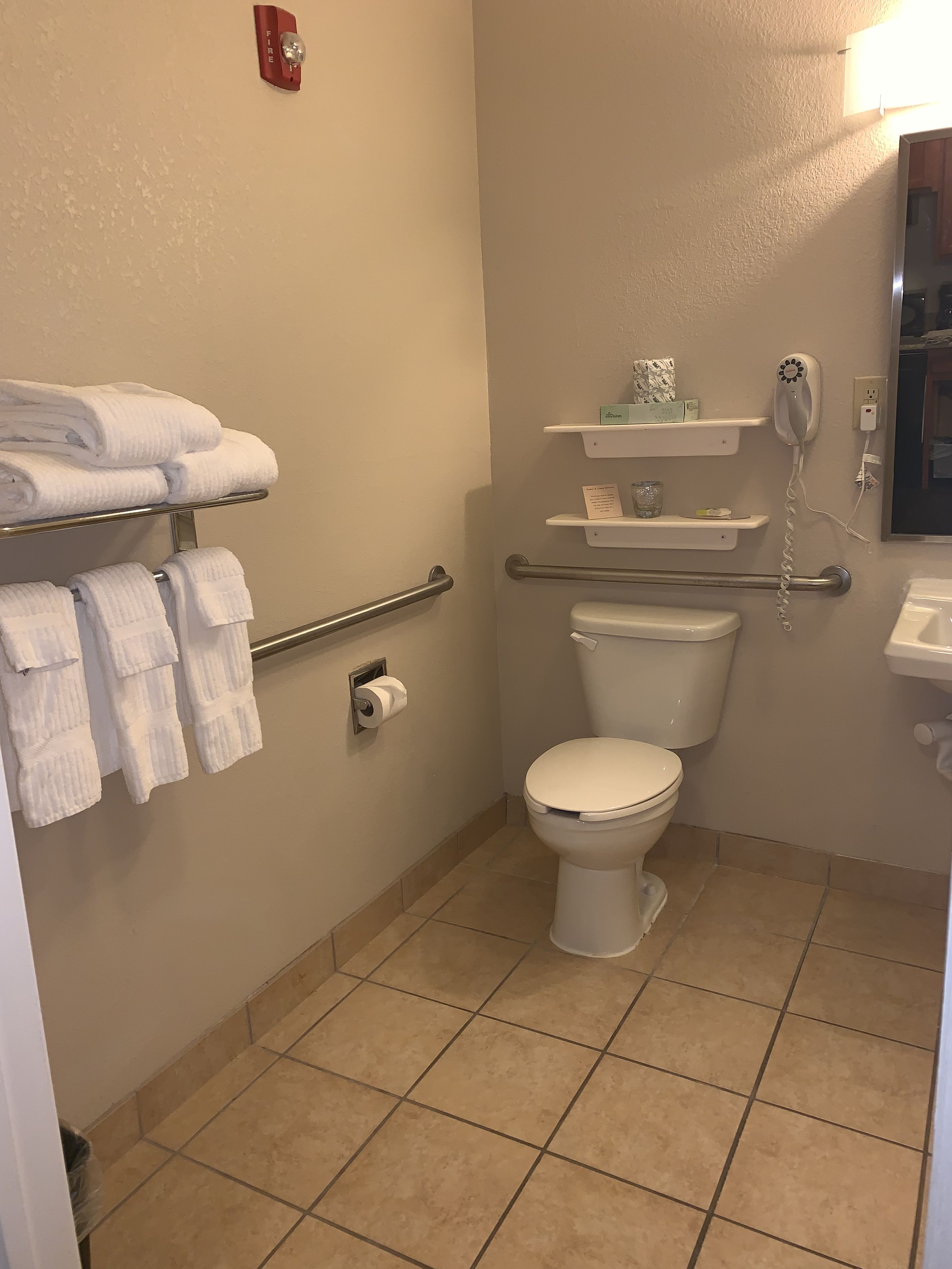 studio suite, 1 queen bed, accessible (hearing) | premium bedding, desk, laptop workspace, blackout curtains