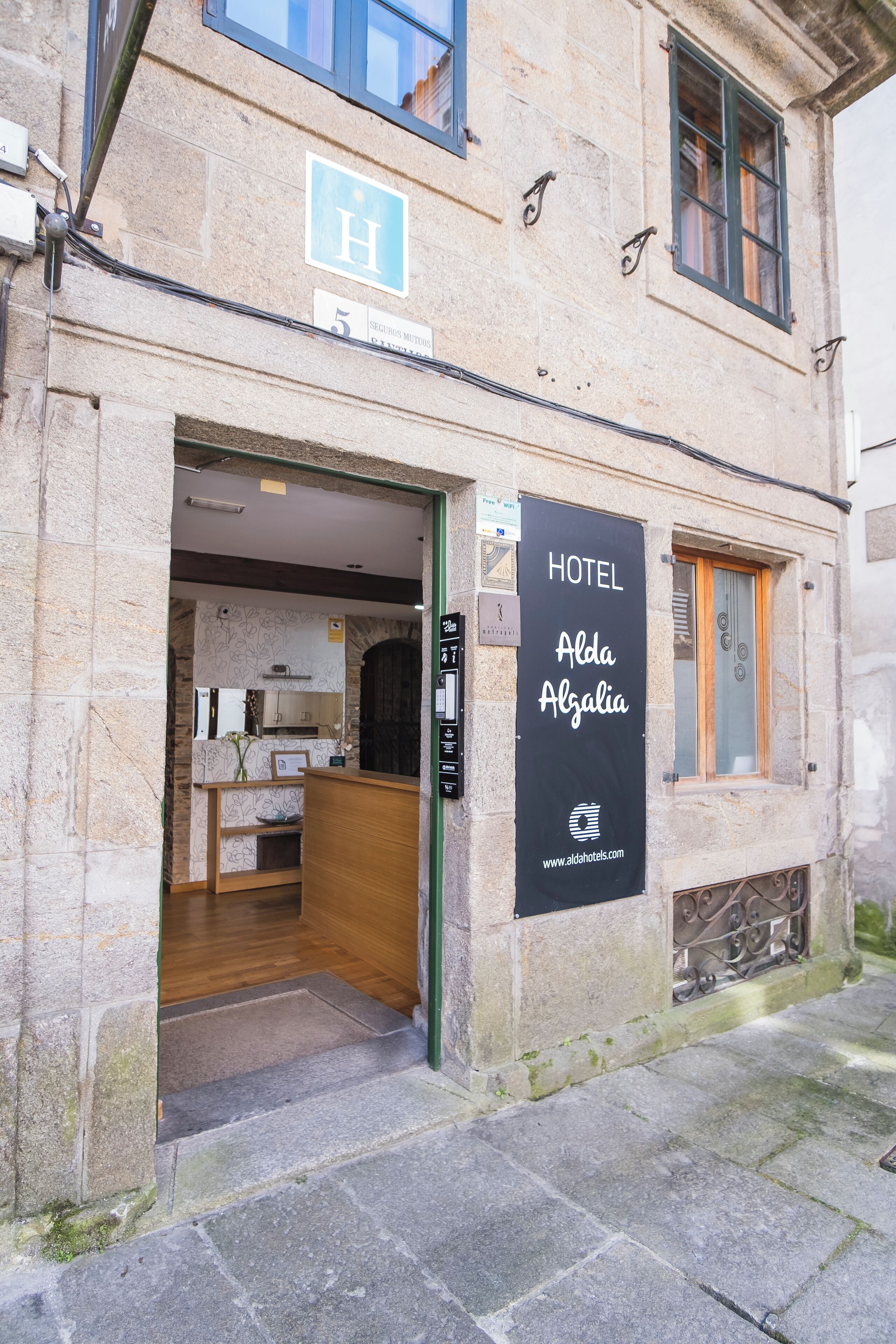 Façade de l’hébergement