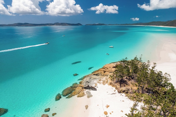 White sand