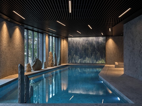 Indoor pool, seasonal outdoor pool