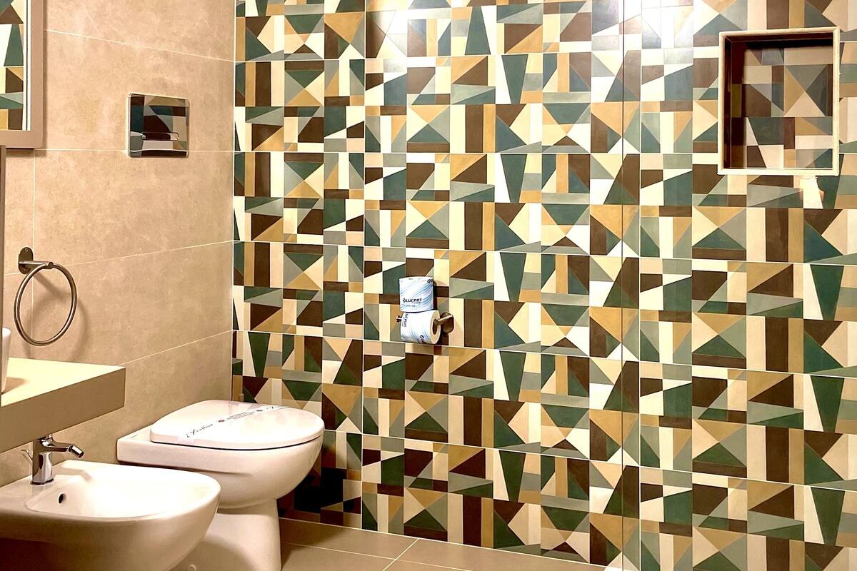 double or twin room, terrace | bathroom | shower, free toiletries, hair dryer, towels