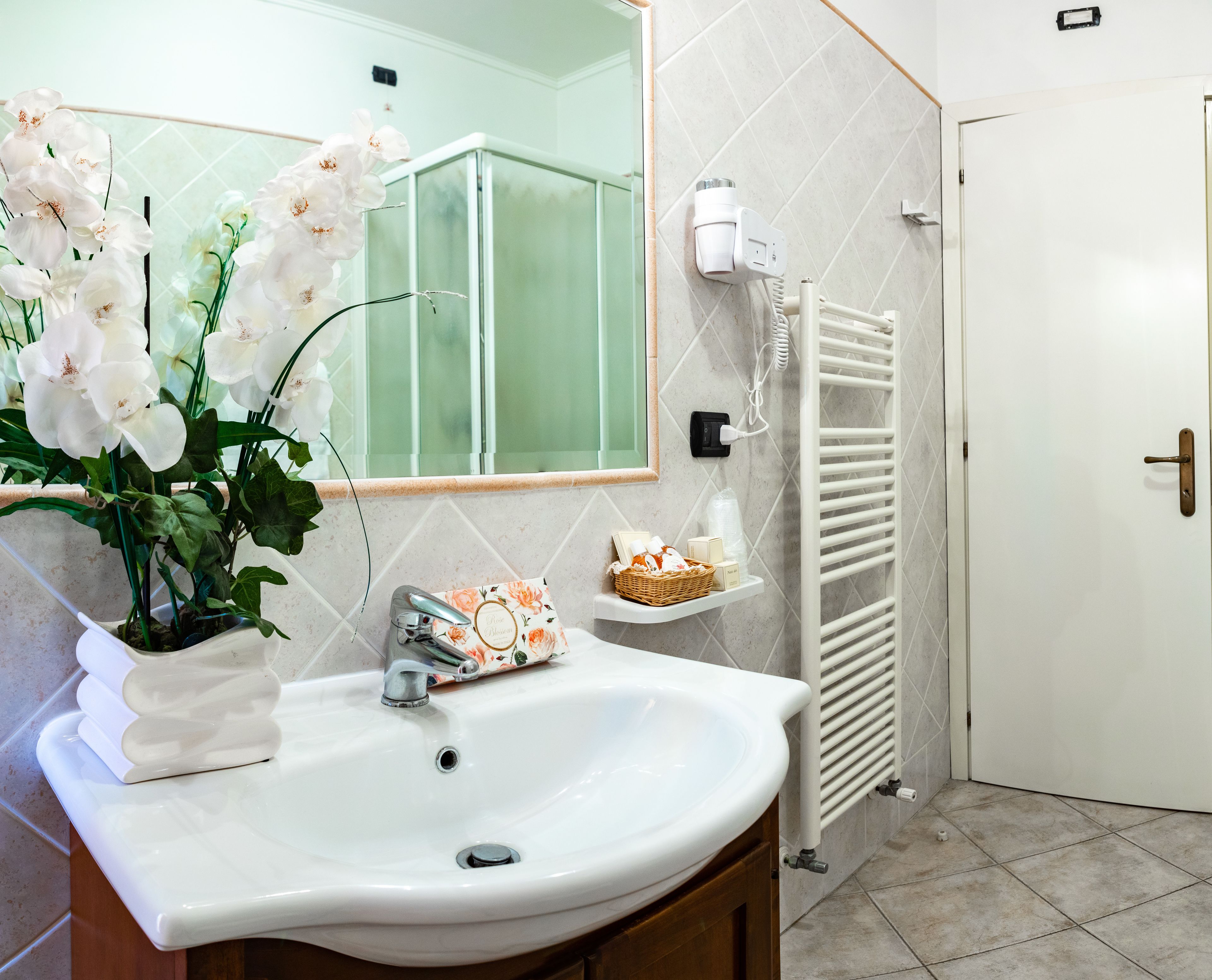 double or twin room | bathroom | shower, free toiletries, hair dryer, bidet
