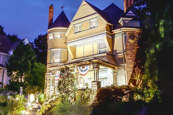 Front of property - evening/night