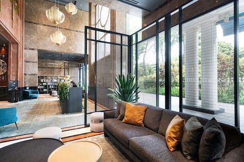 Lobby sitting area