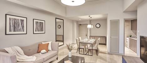 Suite, 2 Bedrooms (Breakfast on weekdays only except P.H) | Living area | LED TV, DVD player