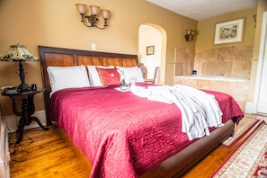 The Victorian Suite | Premium bedding, individually decorated, individually furnished, desk