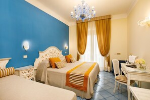 Double or Twin Room, Balcony, Sea View | Minibar, in-room safe, desk, soundproofing - Hotel Zi Teresa (Sorrento)