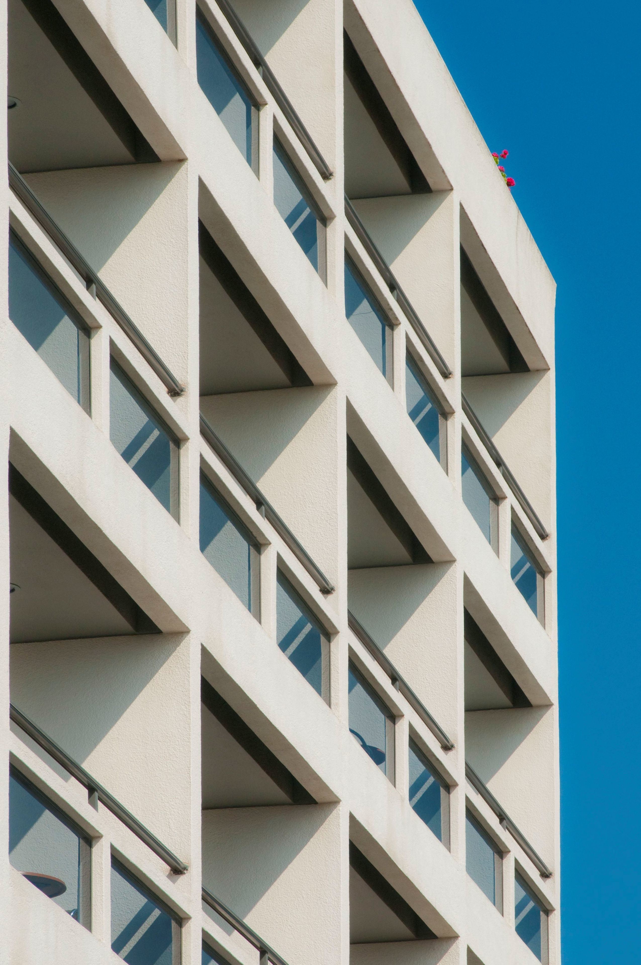 city studio, 2 single beds, city view | balcony view