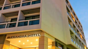 Front of property – evening/night