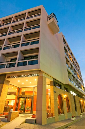 Front of property – evening/night