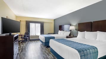 Standard Room, 2 Queen Beds, Non Smoking, Refrigerator & Microwave | Pillow-top beds, individually decorated, individually furnished, desk