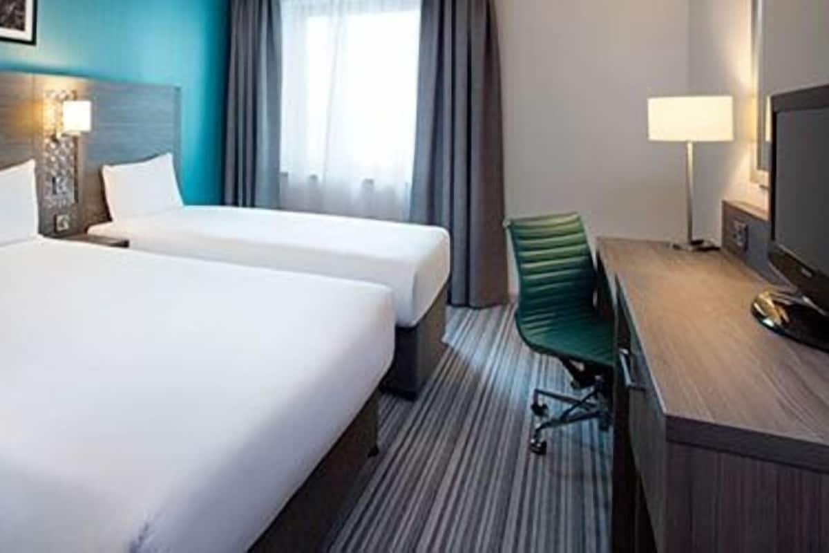 In-room safe, desk, laptop workspace, iron/ironing board