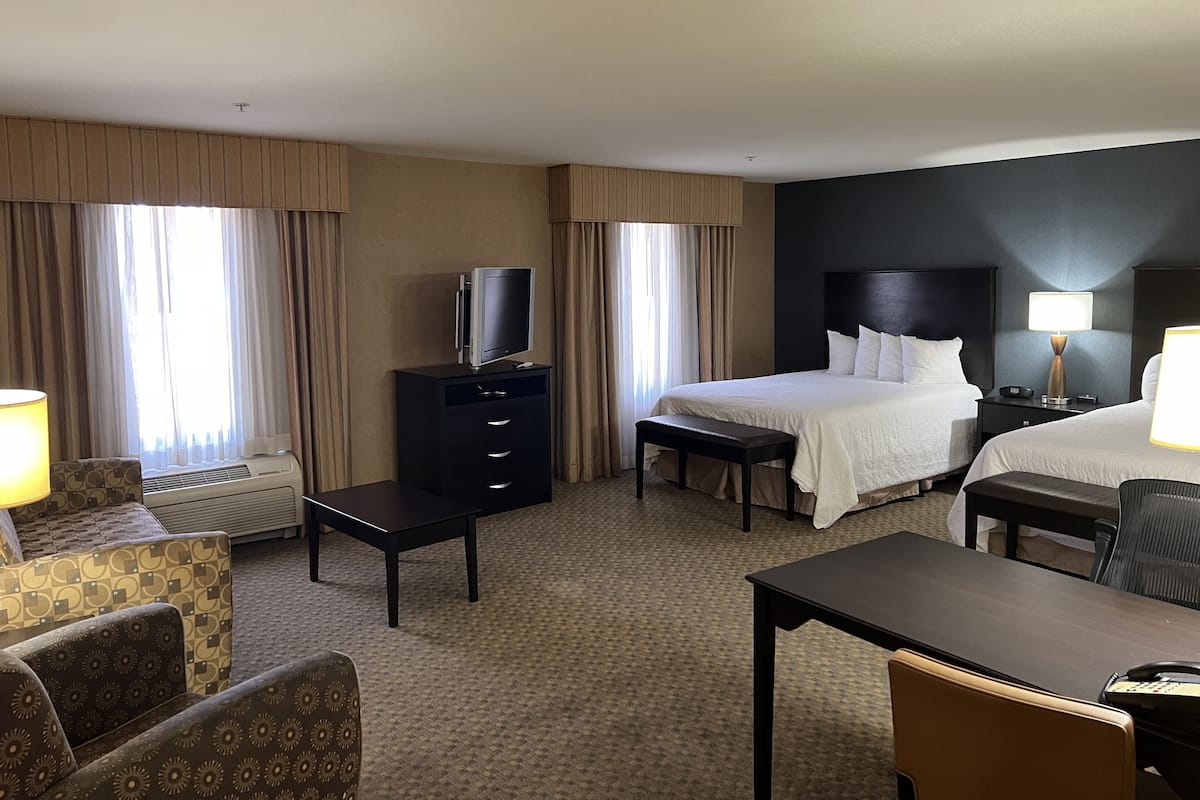 Suite, Two Queen Beds, Non-Smoking | Down comforters, pillowtop beds, individually decorated