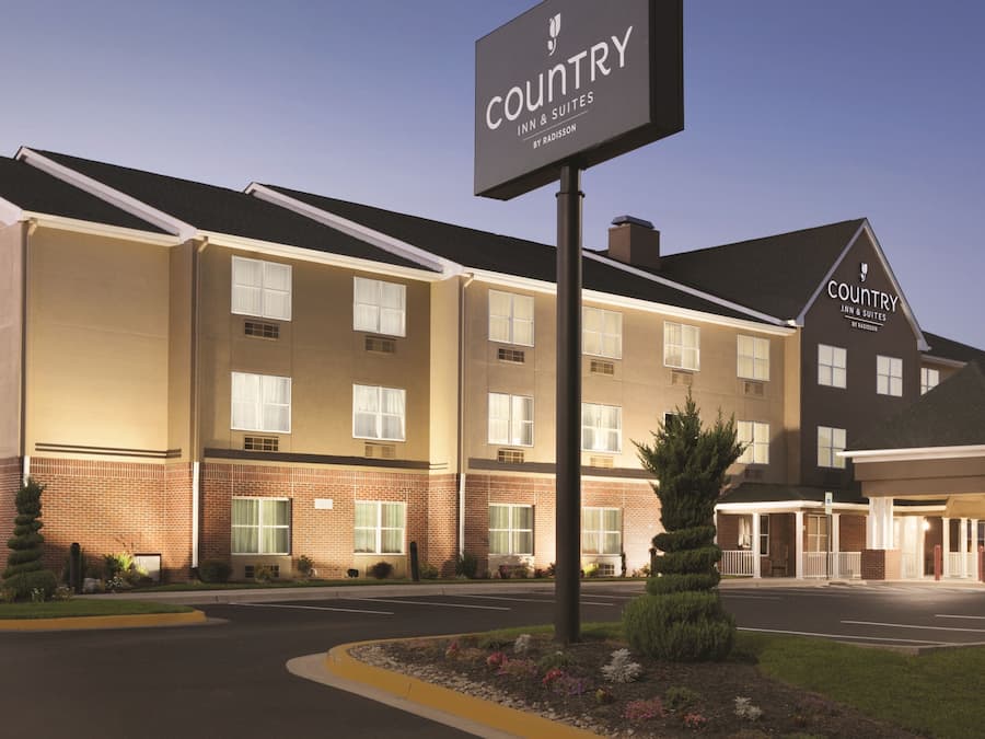 Front of property – evening/night