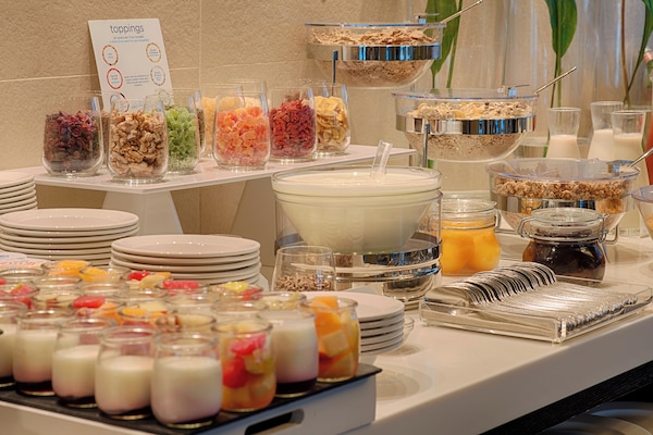 Daily buffet breakfast for a fee