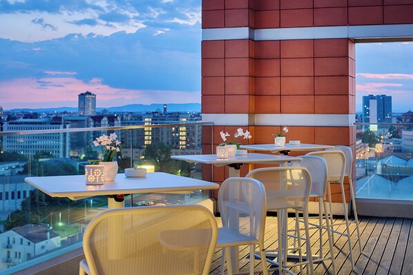 Terrasse sur le toit
