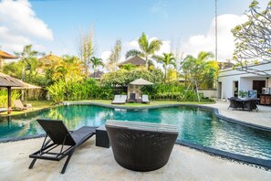 Deluxe Villa, Multiple Bedrooms, Pool View, Garden Area | Courtyard view