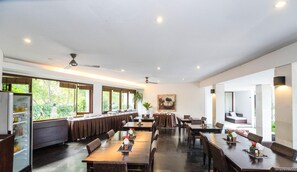 Breakfast, lunch, dinner served; Eastern European cuisine, pool views