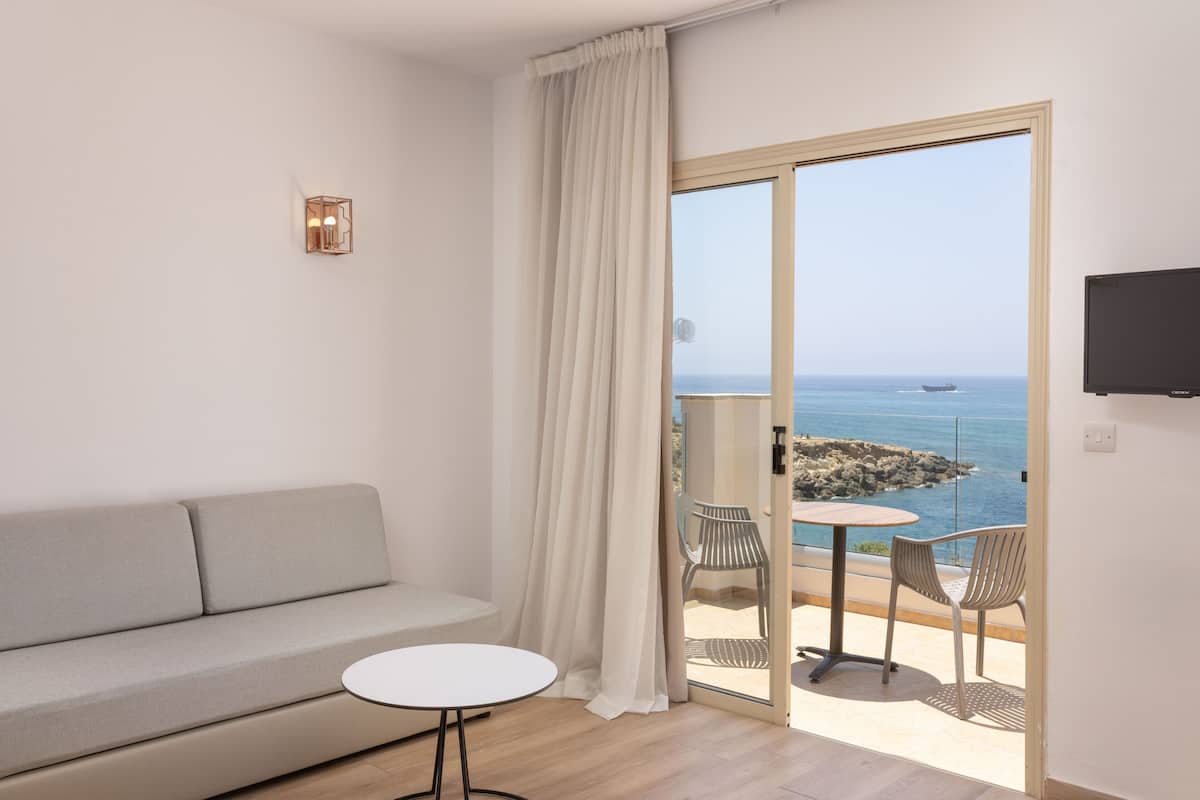 Appartamento, 1 camera da letto, vista mare | Vista dalla camera