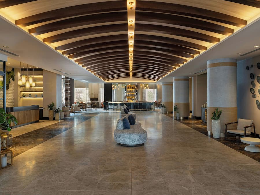 Lounge i lobbyen