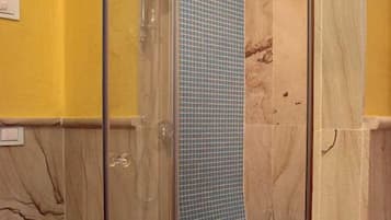 Free toiletries, hair dryer, bidet, towels