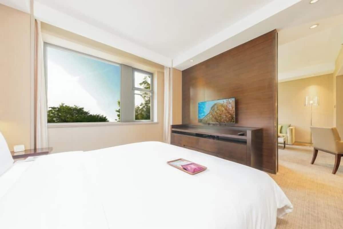 Premium bedding, down duvets, memory-foam beds, minibar