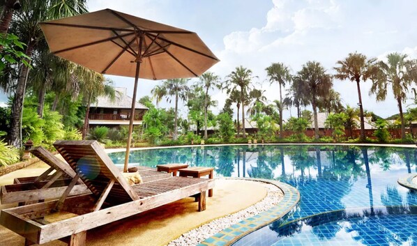 Alberca al aire libre 