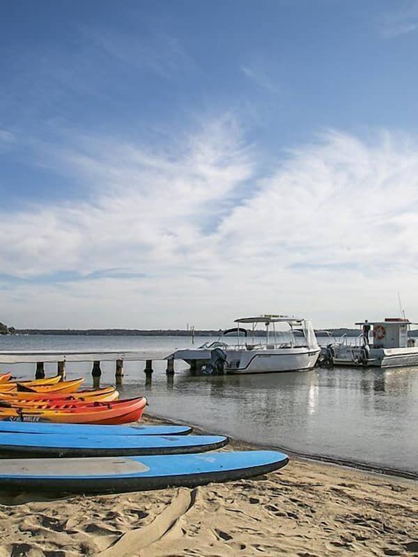 Private beach, kayaking, motor boating, fishing