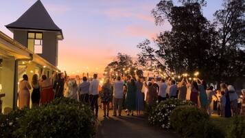 Front of property - evening/night