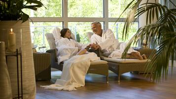 Couples treatment rooms, sauna, steam room, Turkish bath