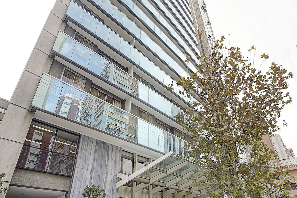 front of property