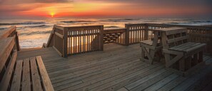 Accommodatie ligt op het strand