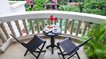 Deluxe-Doppelzimmer | Blick vom Balkon