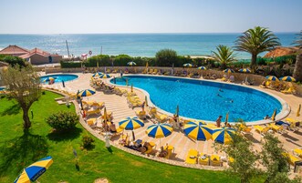 Indoor pool, 3 outdoor pools, pool umbrellas, sun loungers