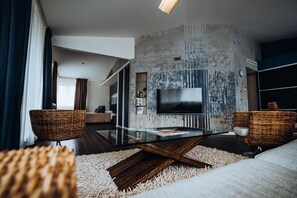 Grand Apartment with SPA access | Minibar, in-room safe, desk, blackout drapes - Gabija Hotel SPA & Conferences (Palanga)
