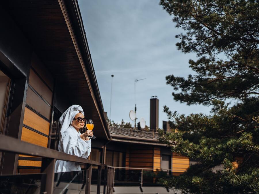 Utsikt fra overnattingsstedet